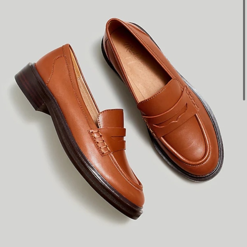 Madewell Brown Leather Loafers